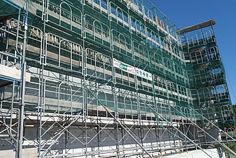 土木用外部足場（枠足場・先行工法）
