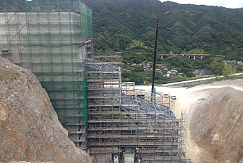 土木用外部足場（枠足場）